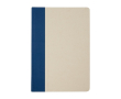 Hardcover notitieboek van suikerrietplastic A5, gelinieerde pagina's kleur cyaan blauw