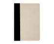 Hardcover notitieboek van suikerrietplastic A5, gelinieerde pagina's kleur zwart