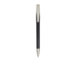 Pen met gerecycleerd plastic lichaam en clip, blauwe inkt kleur zwart