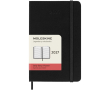 Dagagenda in zakformaat met harde kaft en binnenvak Moleskine kleur zwart