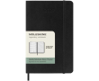 Wekelijkse pocketagenda met zachte kaft en sluiting Moleskine kleur zwart