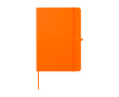 Notitieboek met afgeronde hoeken en zachte kaft A5 pagina’s kleur oranje