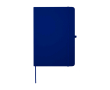 Notitieboek met afgeronde hoeken en zachte kaft A5 pagina’s kleur marineblauw