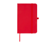 Notitieboek met harde kaft en zachte touch cover A6 pagina’s kleur rood