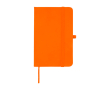 Notitieboek met harde kaft en zachte touch cover A6 pagina’s kleur oranje