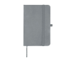 Notitieboek met harde kaft en zachte touch cover A6 pagina’s kleur grijs