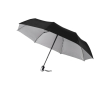 Opvouwbare paraplu met logo automatische sluiting Ø98 Up&Down Button kleur zilver