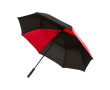 Tweekleurige golfparaplu van windbestendig polyester 30\" Ø106 cm kleur rood