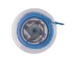 Intrekbaar meetlint met knop en vergrendelingsmechanisme, 1,5 m kleur ultramarijn blauw