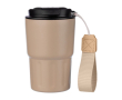 Thermische beker van roestvrij staal met bijpassend handvat, 320 ml kleur beige