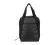 Thermische tas van polyester met korte draaghengsels kleur zwart