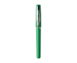 Pen met dop en transparant detail, zwarte gellak inkt kleur groen