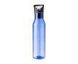RPET-fles met zwarte dop, inclusief opvouwbare tuit, 730 ml kleur ultramarijn blauw