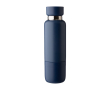 Thermosfles van rvs, 500 ml, met matte afwerking en beker van 300 ml kleur blauw