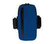 Sportarmband met waterdichte compartimenten en ritssluitingen kleur ultramarijn blauw