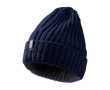 Gebreide muts met ribbelstructuur, elastisch en flexibel van Elevate Life kleur marineblauw