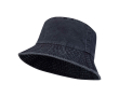Bobhoed van gewassen katoen met tijdloos design 245 g/m² kleur marineblauw