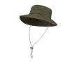 Lichte, opvouwbare bucket hat van nylon 100 g/m² kleur donkergroen