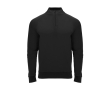 Sweater van polyester met ritssluiting 200 g/m² Roly Direct Epiro kleur zwart