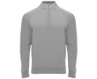 Sweater van polyester met ritssluiting 200 g/m² Roly Direct Epiro kleur grijs