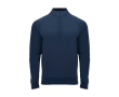 Sweater van polyester met ritssluiting 200 g/m² Roly Direct Epiro kleur marineblauw