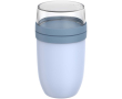 Plastic lunchbox met dubbele vakverdeling 1,05L Mepal kleur blauw