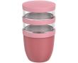 Lekvrije lunchbox met 3 vakken 900 ml Mepal kleur roze