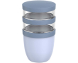 Lekvrije lunchbox met 3 vakken 900 ml Mepal kleur blauw