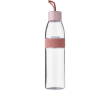 Lekvrije waterfles met geïntegreerde lus 700ml Mepal kleur roze