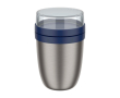 Thermolunchbox met gescheiden compartimenten 700 ml Mepal Ellipse 2.0 kleur marineblauw