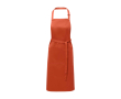 Schort van katoen en polyester met verstelbare band 240 g/m² kleur zalm