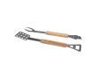 4-in-1 barbecuegereedschapsset met houten handvat kleur naturel