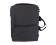 Gerecyclede polyester laptop- en reistas, 15 inch kleur zwart