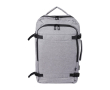 Anti-diefstal laptoprugzak van polyester met USB-A-poort, 17 inch kleur lichtgrijs