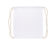 Rugzak met trekkoord in kleuren, Oeko-Tex® 140 g/m² kleur wit