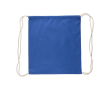Rugzak met trekkoord in kleuren, Oeko-Tex® 140 g/m² kleur blauw