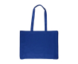Katoenen boodschappentas in kleuren, Oeko-Tex® 220 g/m² kleur blauw