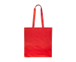 Katoenen boodschappentas in kleuren, Oeko-Tex® 140 g/m² kleur rood