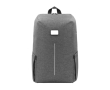 Waterafstotende gerecyclede polyester laptoprugzak, 16 inch kleur grijs