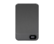 Draadloze en magnetische powerbank, 10.000 mAh, BrandCharger kleur grafiet