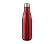 Roestvrijstalen fles met zilveren schroefdop, 650 ml kleur rood