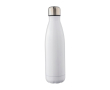 Dubbelwandige thermosfles van gerecycled roestvrij staal 500ml kleur wit