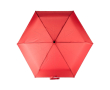 Automatische windbestendige opvouwbare paraplu met hoes, Ø98 cm kleur rood