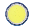 Cirkelvormige zaklamp met magneet, 3 lichtstanden en oplaadbaar kleur ultramarijn blauw