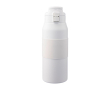 Roestvrijstalen fles met drukknop voor de tuit, 800 ml kleur wit