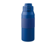 Roestvrijstalen fles met drukknop voor de tuit, 800 ml kleur blauw