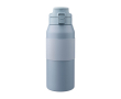 Roestvrijstalen fles met drukknop voor de tuit, 800 ml kleur pastel blauw