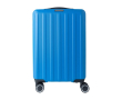 Harde trolley met 8 zwenkwielen en personaliseerbaar label kleur blauw