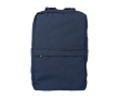 Klassieke rugzak van gerecycled polykatoen voor laptop 15'' kleur blauw