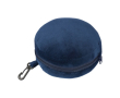 Reisset met kussen en slaapmasker van katoen en zacht polyester kleur blauw